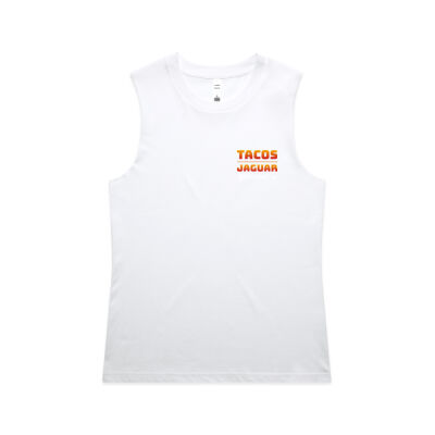 Mexican Tacos Jaguar Mask - AS Colour Womens Maple Tank Thumbnail